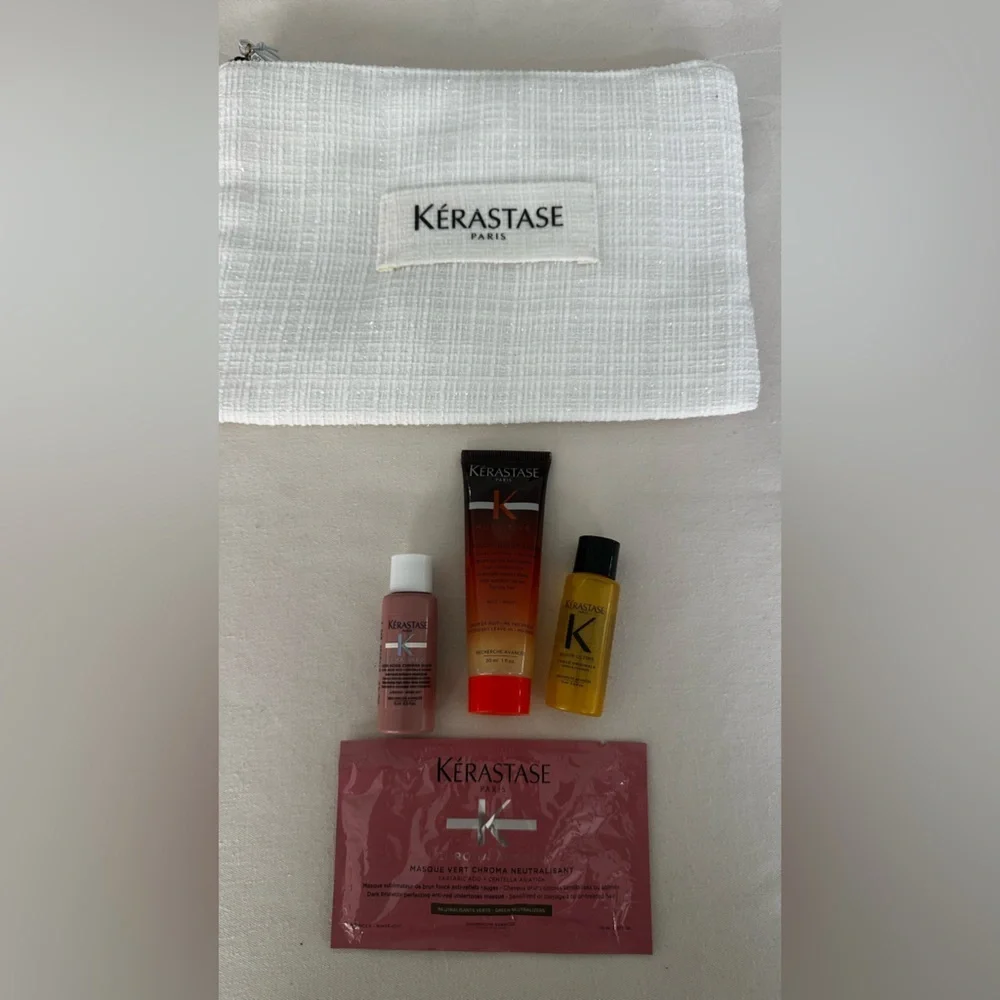 Kerastase Sampler W/4 Travel Size Products & Travel Case